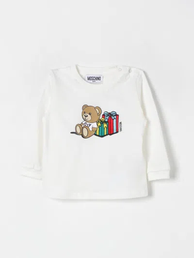 Moschino T-shirt  Kids Color White In Weiss