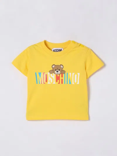 Moschino Babies' T-shirt  Kids Color Yellow