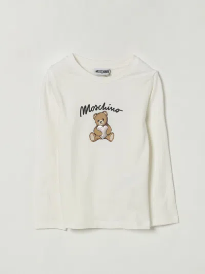 Moschino T-shirt  Kids Color Yellow Cream In Neutral