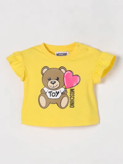 Moschino Babies' T-shirt  Kinder Farbe Gelb