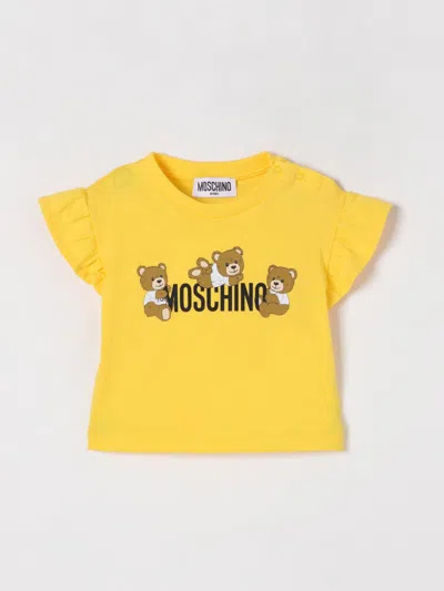 Moschino Kids' T-shirt  Kinder Farbe Gelb