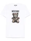 Moschino Interlock Teddy Bear Print Mini T-shirt Dress In Multicolor
