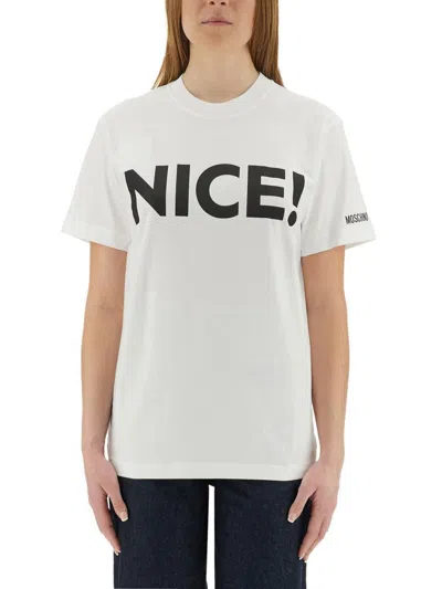 MOSCHINO MOSCHINO T-SHIRT "NICE!"