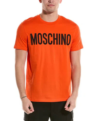 Moschino T-shirt In Orange