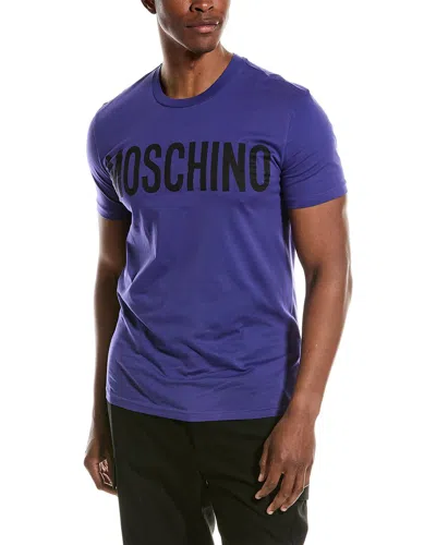 Moschino T-shirt In Purple