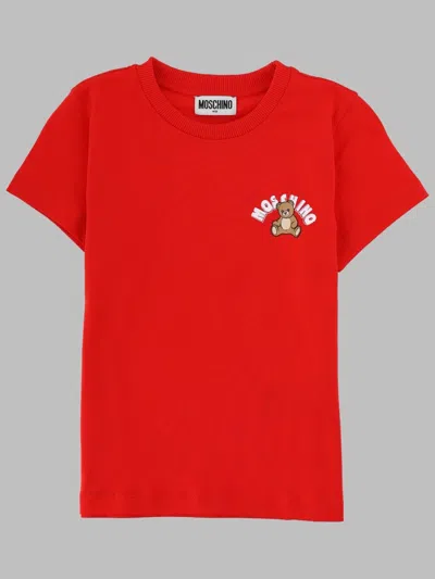 Moschino T-shirt In Red