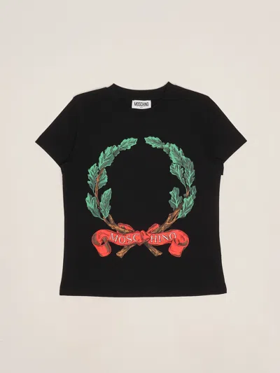 Moschino Kids' T-shirt T-shirt In Black