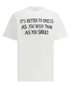 Moschino T-shirt With Lettering Print In White