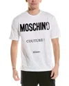 Moschino Couture Man T-shirt White Size L Organic Cotton In White