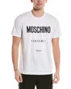 Moschino Couture Man T-shirt White Size L Organic Cotton In White