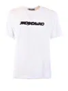 Moschino Crew Neck Short Sleeves Straight Hem In White