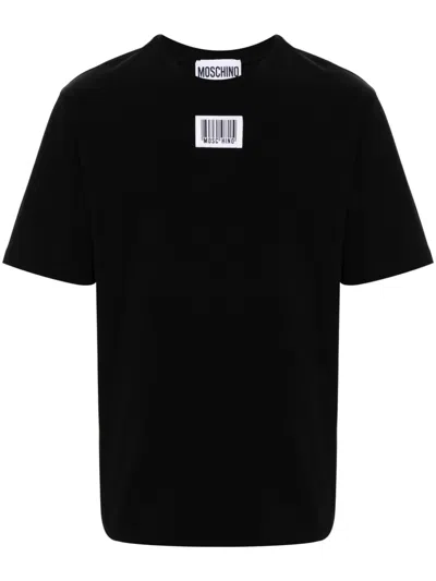 MOSCHINO T-SHIRT WITH APPLICATION