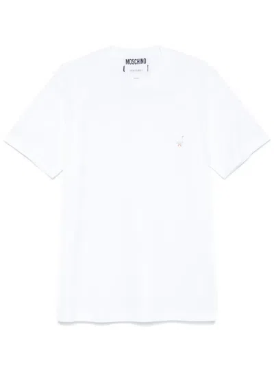 MOSCHINO T-SHIRT WITH EMBROIDERY