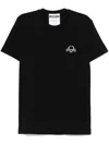 Moschino Men T-shirt With Embroidery In Black