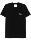 Moschino Men T-shirt With Embroidery In Black