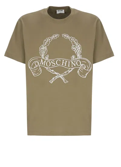 MOSCHINO T-SHIRT WITH EMBROIDERY