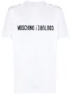 Moschino Upside Down Logo T-shirt In White