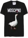 Moschino T-shirt With Graphic Print In Black