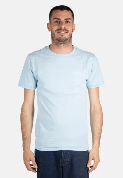 Moschino T-shirt With Logo Band In Turchese
