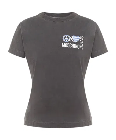 Moschino T-shirt With Logo In Black