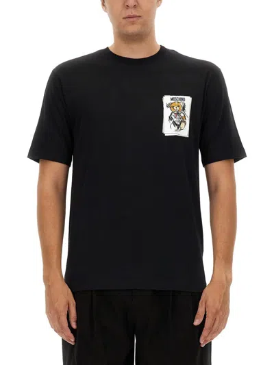 MOSCHINO MOSCHINO T-SHIRT WITH LOGO