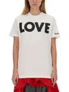 Moschino Oversized Logo T-shirt In White