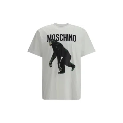 Moschino Logo-print T-shirt In Yellow