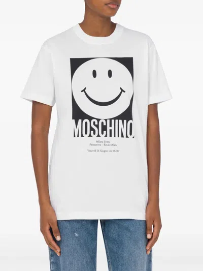 Moschino Couture Woman T-shirt White Size M Cotton