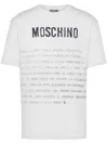 Moschino T-shirt With Lettering Print In White