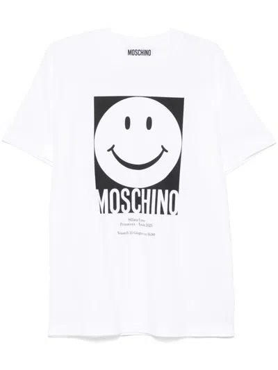 MOSCHINO T-SHIRT WITH PRINT