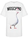 Moschino Classic Cotton T-shirts And Polos Collection In White