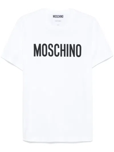 MOSCHINO T-SHIRT WITH PRINT