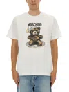 Moschino Teddy Bear Print Crewneck T-shirt