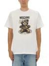Moschino Teddy Bear Print Crewneck T-shirt