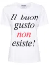 MOSCHINO MOSCHINO T SHIRT WITH PRINT