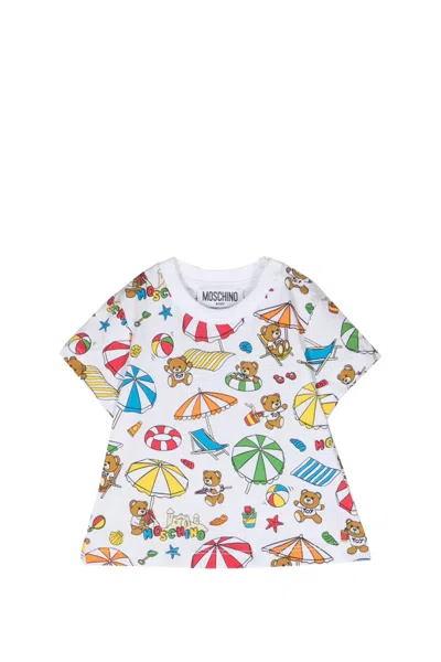 Moschino Kids' T-shirt With Print In Multicolor