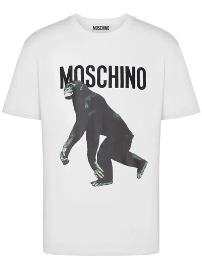 MOSCHINO MOSCHINO T-SHIRT WITH PRINT