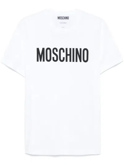 Moschino T-shirt With Print In White