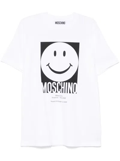 MOSCHINO T-SHIRT WITH PRINT
