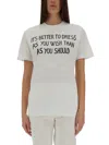 Moschino T-shirt With Lettering Print In White