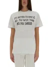 Moschino T-shirt With Lettering Print In White