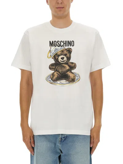 MOSCHINO MOSCHINO T-SHIRT WITH PRINT