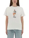 Moschino Jeans T Shirt With Print In White