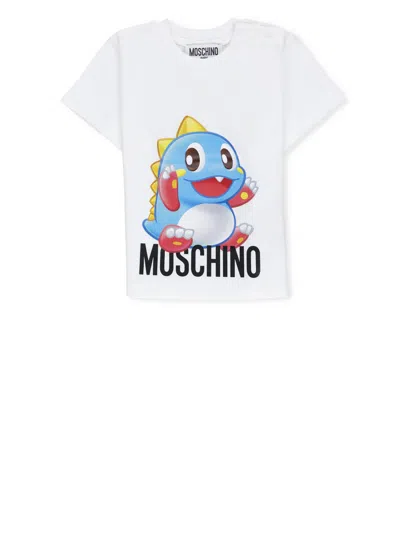 MOSCHINO T-SHIRT WITH PRINT