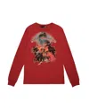 Moschino T-shirt With Round Neck And Long Sleeves In Red