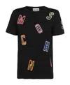 Moschino T-shirt With Round Neck And Short Sleeves In Black