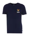Moschino Teddy Bear Leo Teddy Print T-shirt In Black