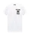 Moschino Graphic Print Crew Neck T-shirt In White