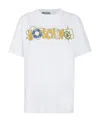 Moschino T-shirt With Round Neck And Short Sleeves In White