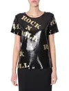 MOSCHINO T-SHIRT WITH SEQUINS